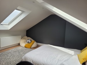 Attic bedroom